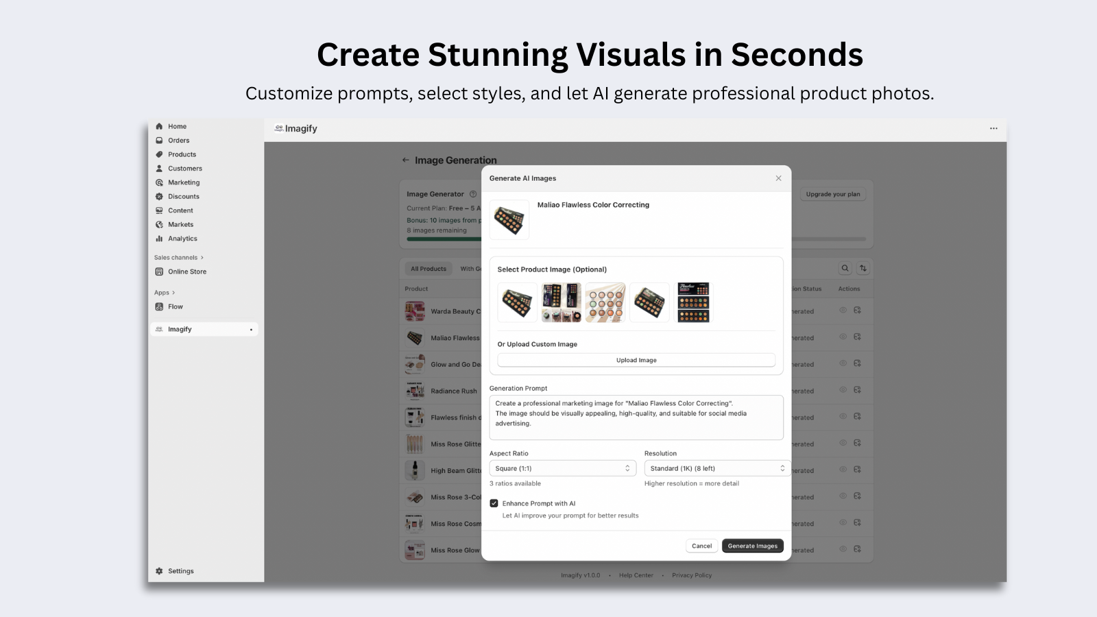 Imagify - Screenshot 2 showing product features and functionality
