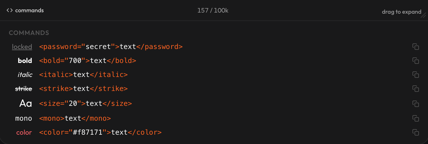 Hidetext.sh gallery image