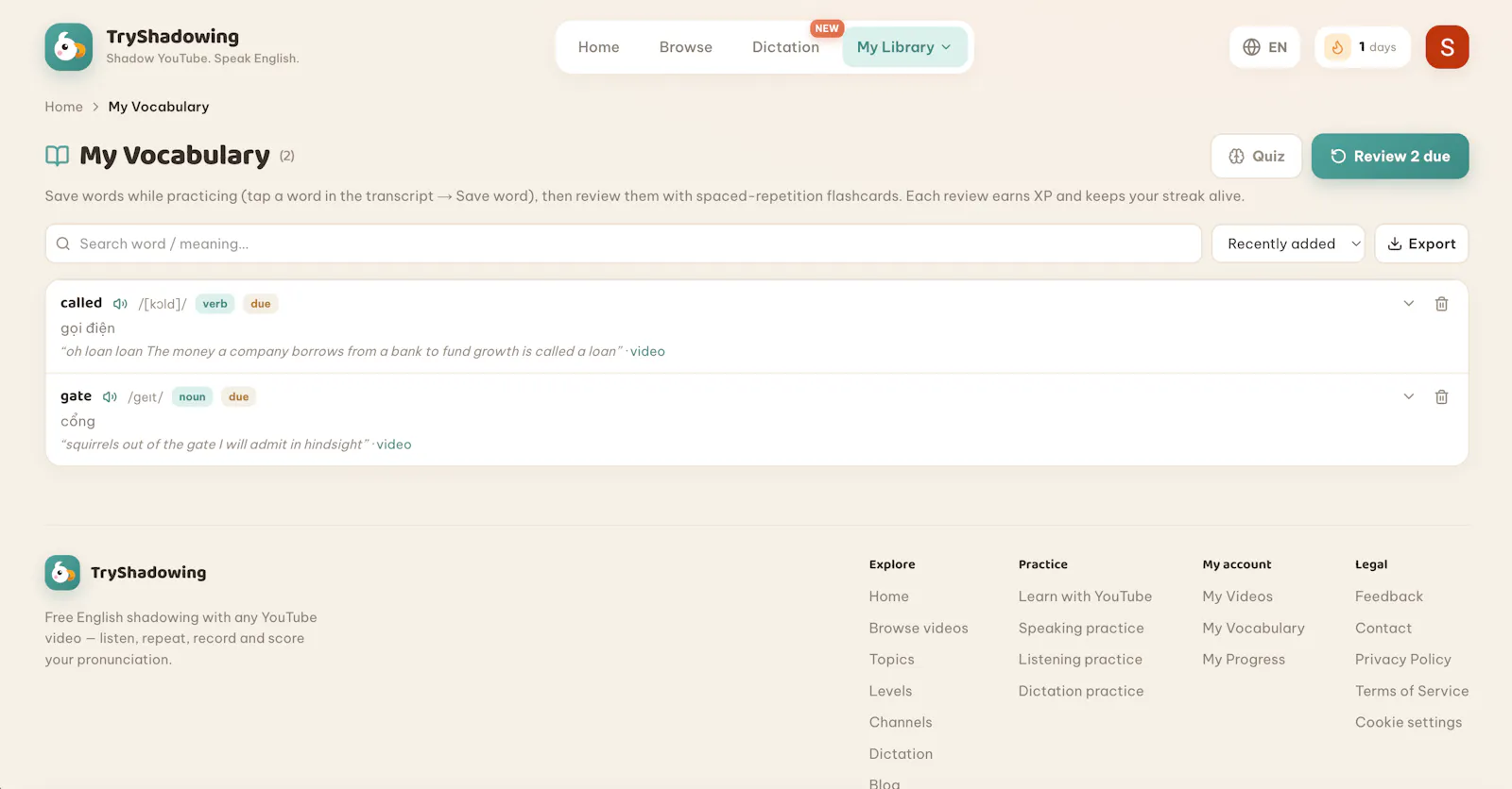 TryShadowing screenshot 5