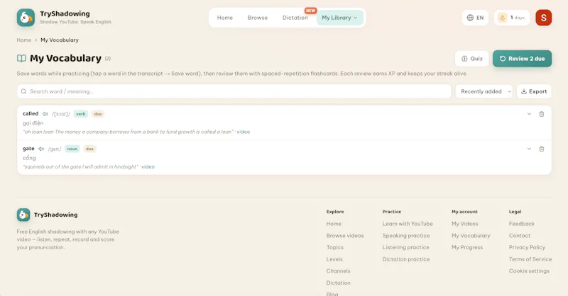 TryShadowing screenshot 5