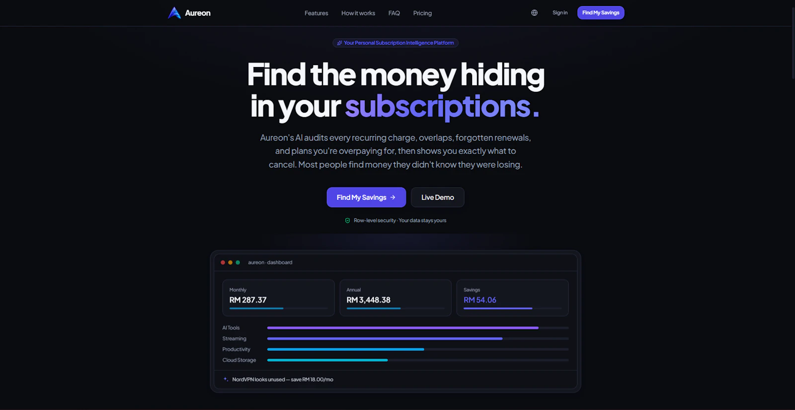Aureon Beta screenshot 1
