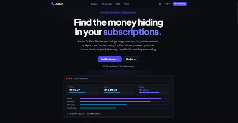 Aureon Beta screenshot 1