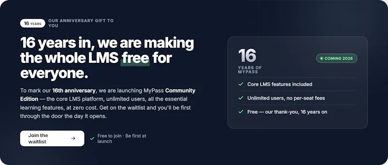 Mypass LMS Community Edition screenshot 3