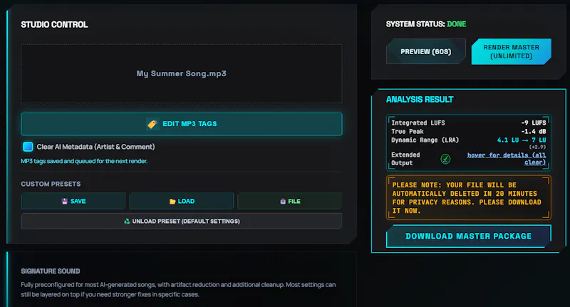 Mixify.Studio screenshot 2