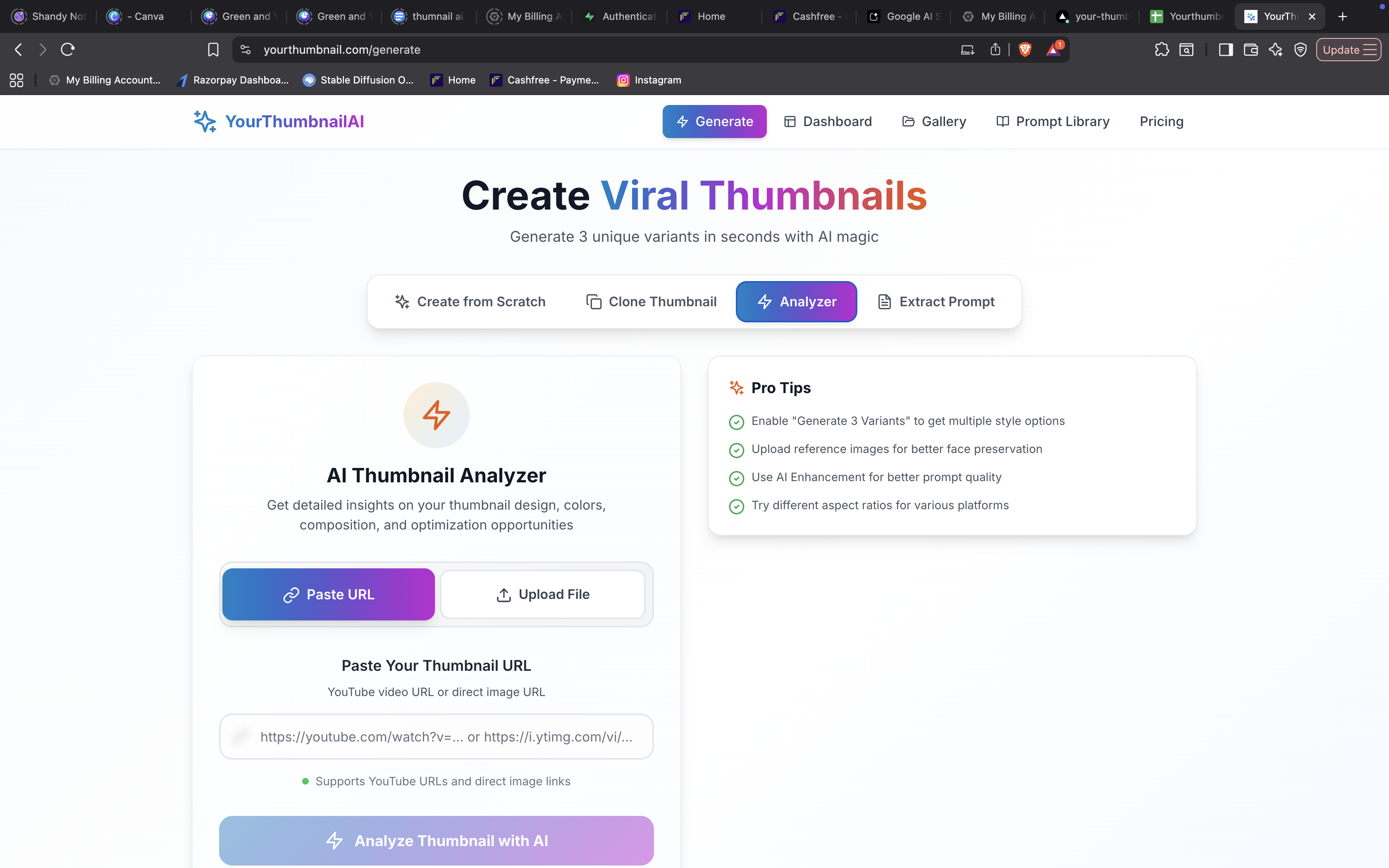 YourThumbnailAi gallery image