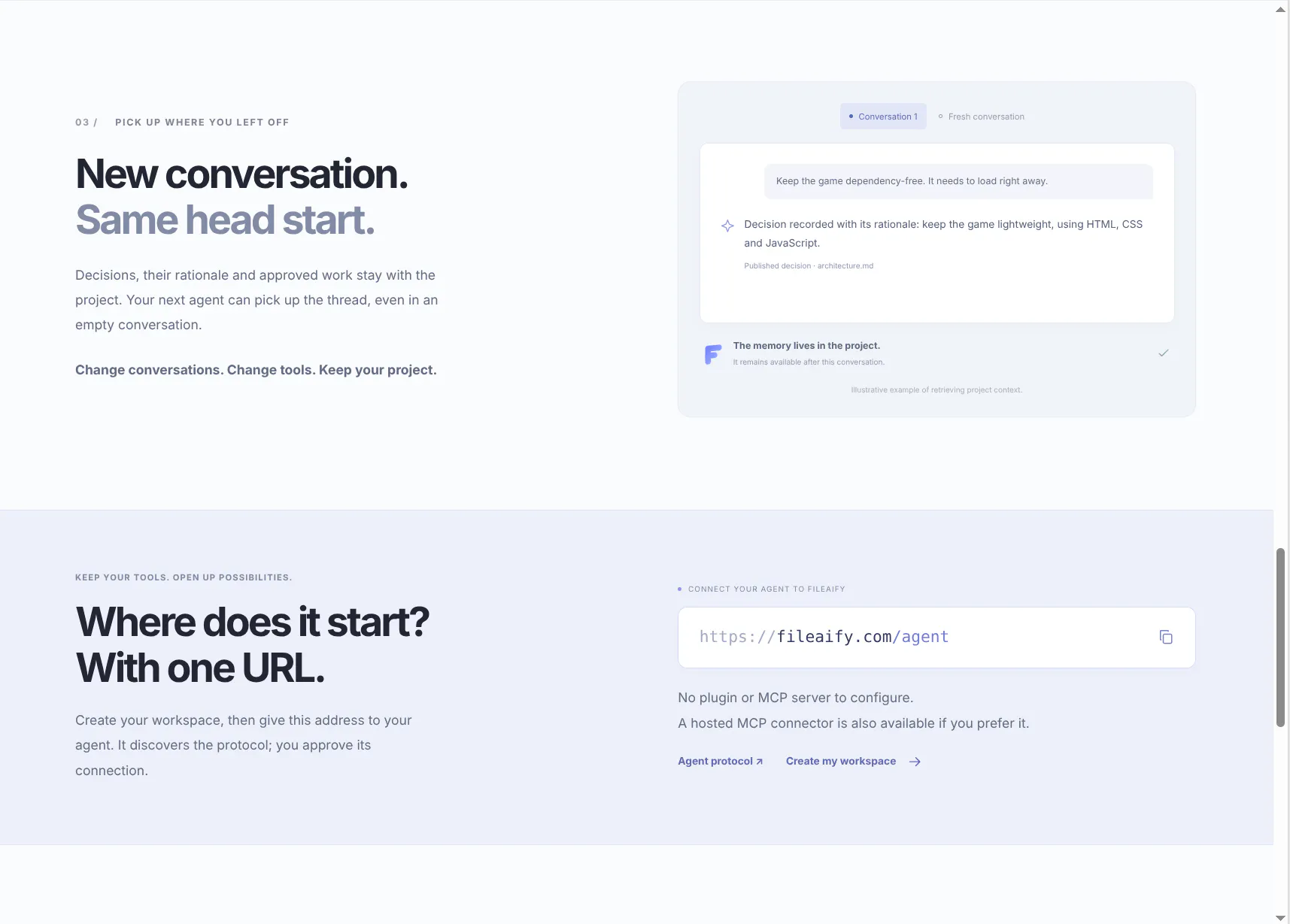 Augment any AI agent with ONE URL gallery image