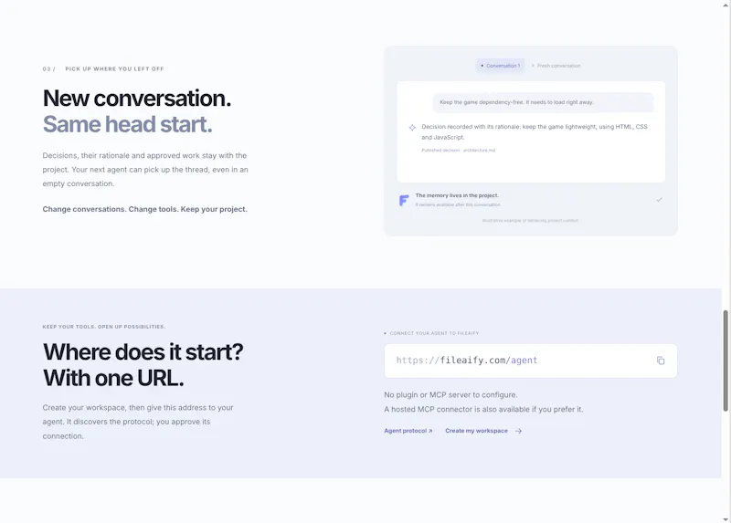 Fileaify.com — Augment any AI agent screenshot 9