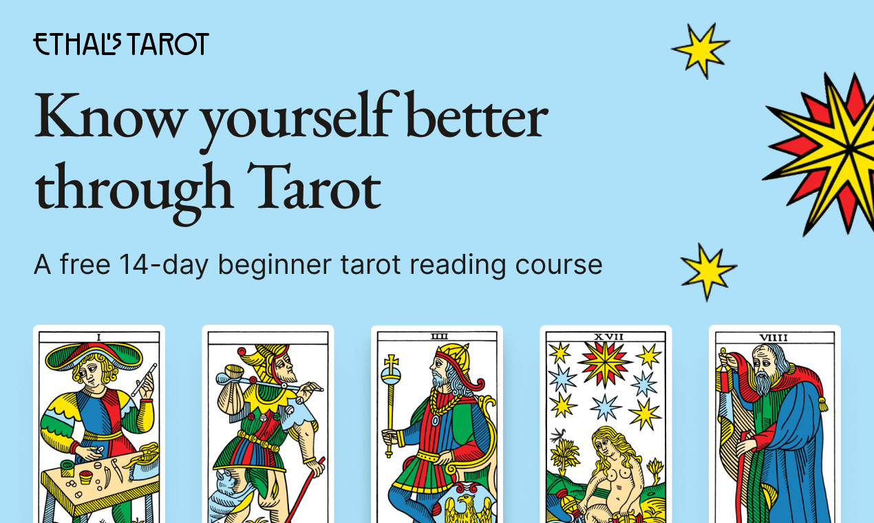 Ethals Tarot - Kişisel gelişim için ücretsiz bir tarot okuma kursu medya 1