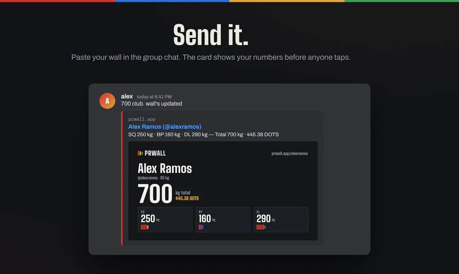 PRWALL — For Lifters screenshot 3