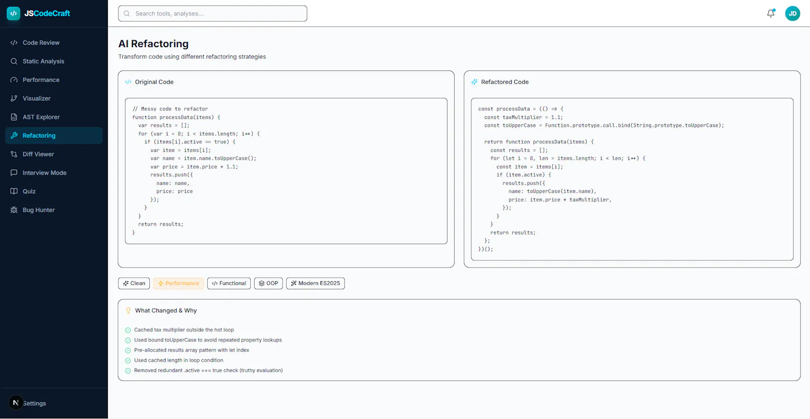 JSCodeCraft screenshot 12