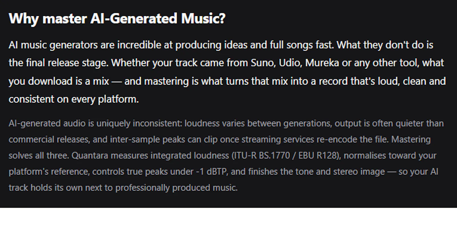 Quantara Music screenshot 1