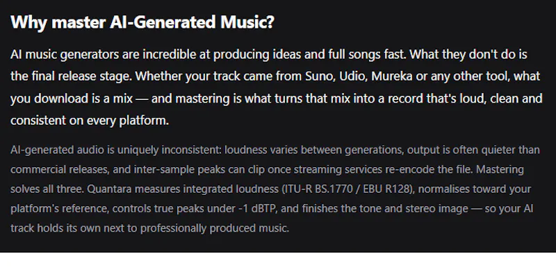 Quantara Music screenshot 1