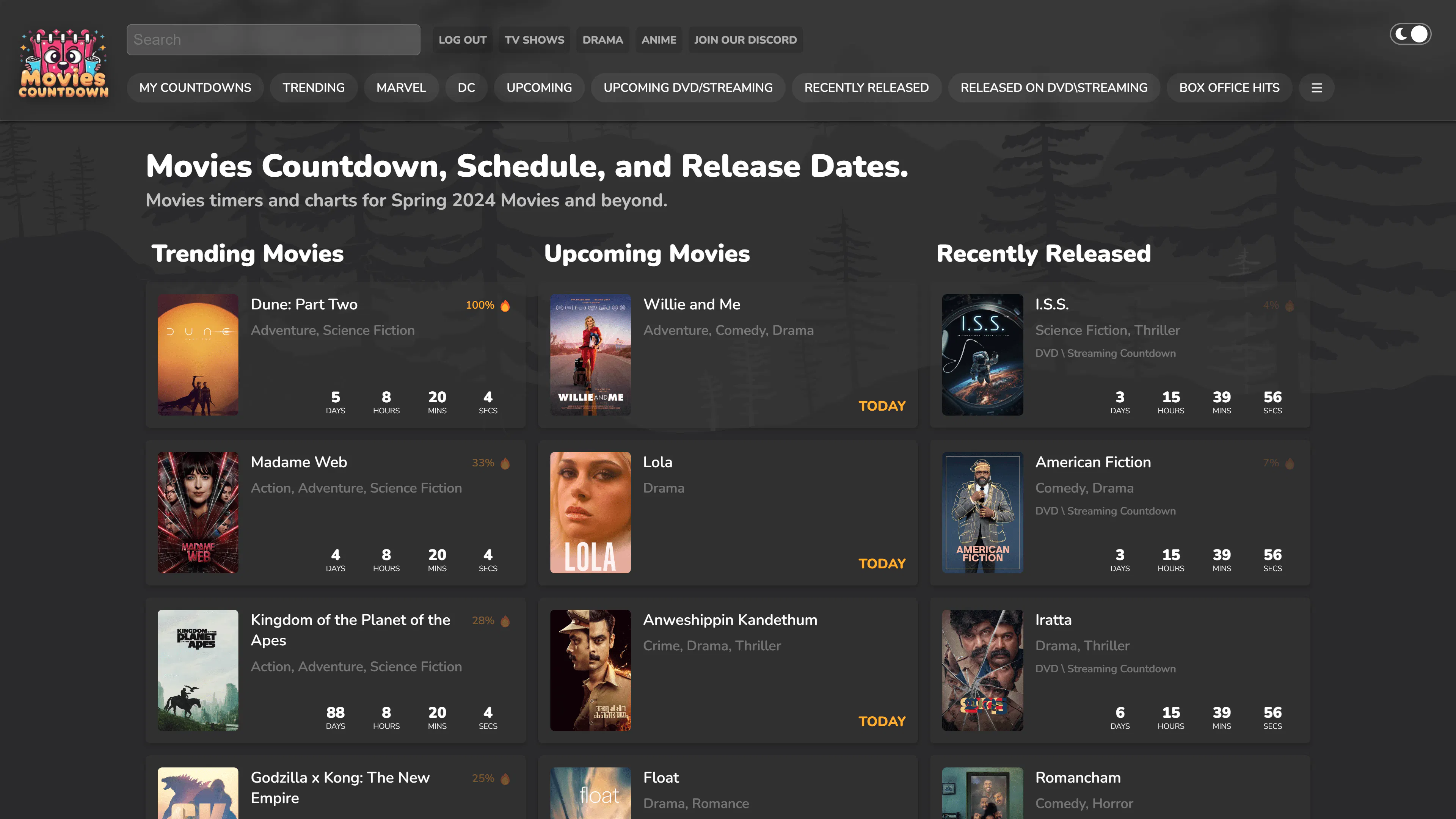 Movies Countdown gallery image