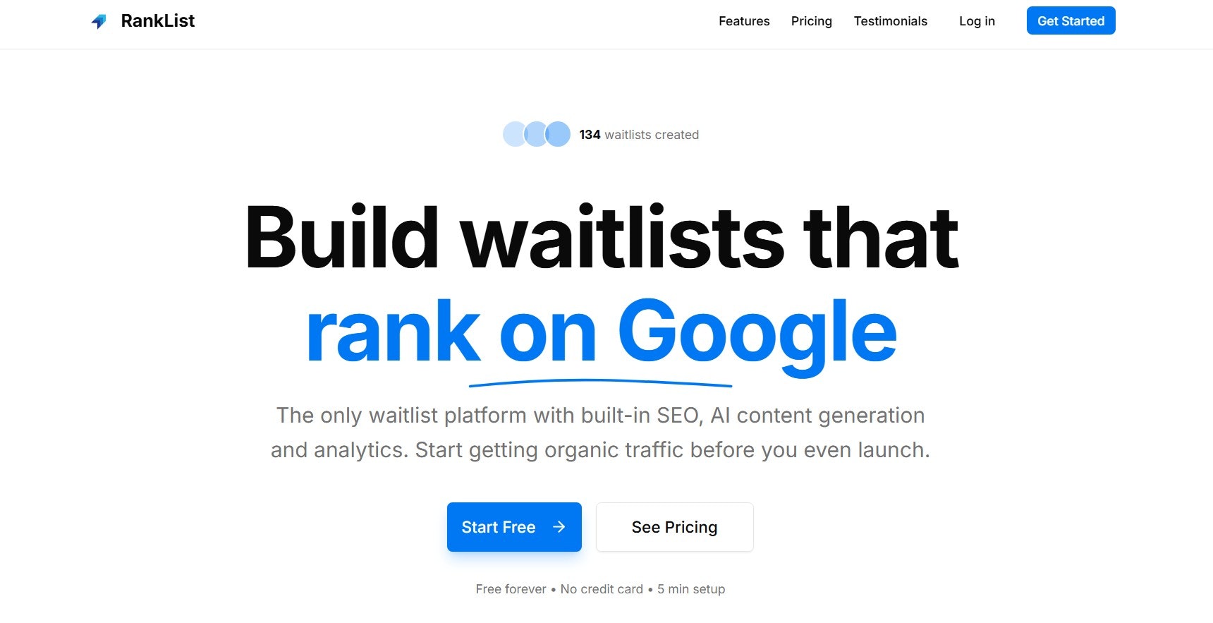 RankList screenshot 1