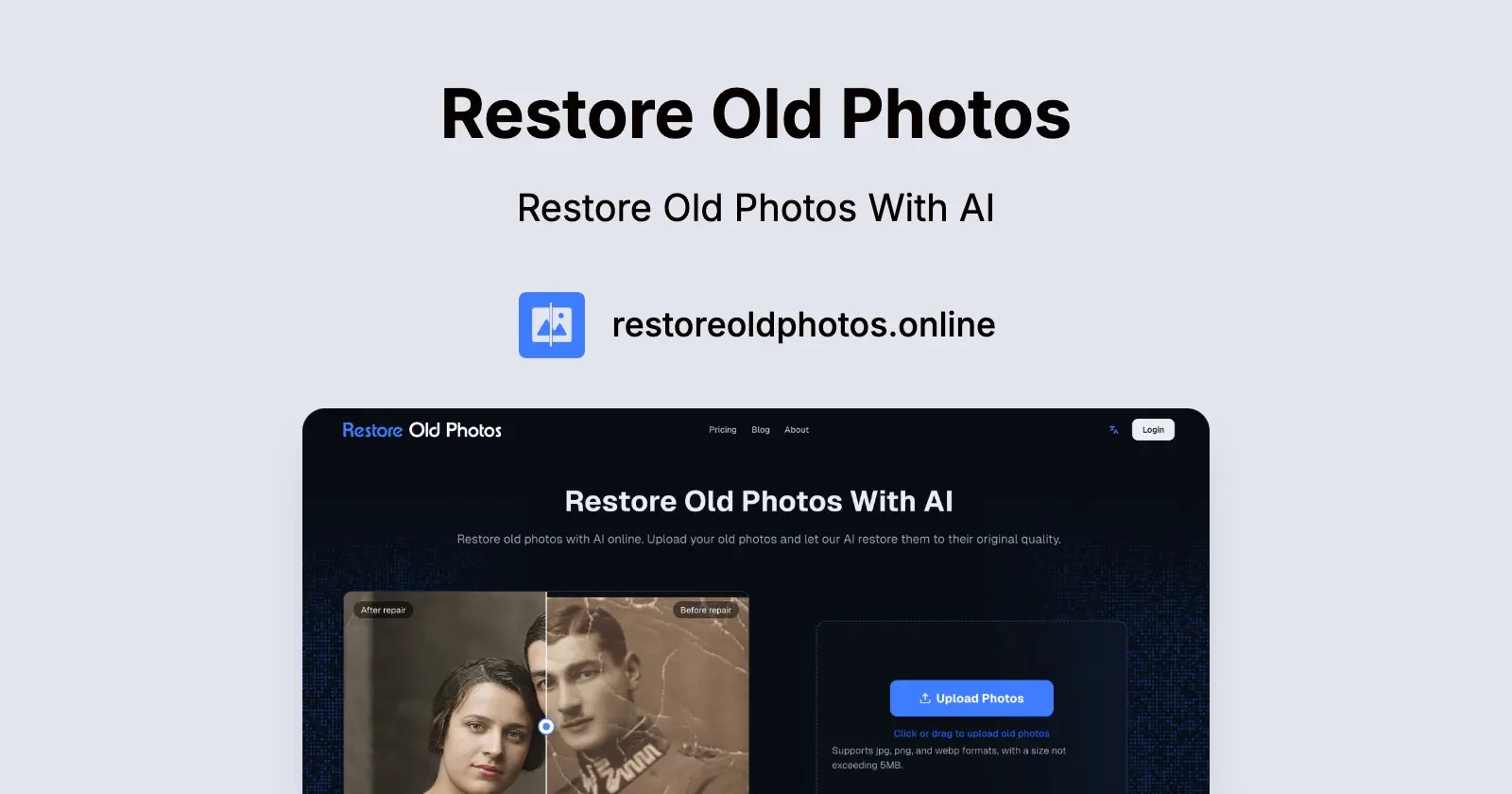Restore Old Photos media 1
