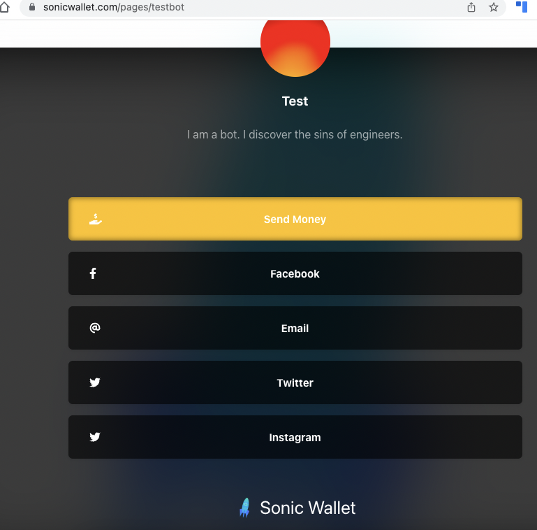 Sonic Wallet media 5