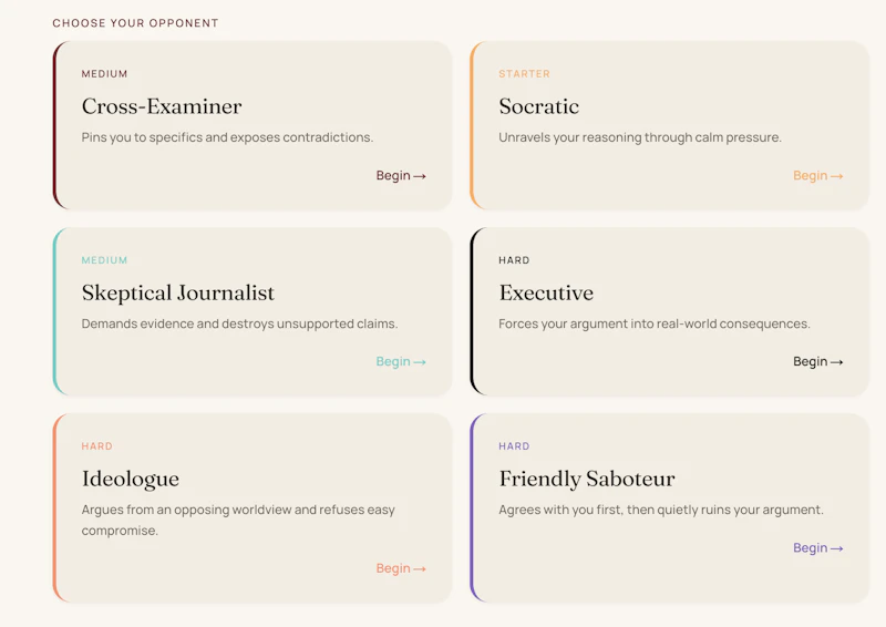 Spar — Train your thinking with AI screenshot 4
