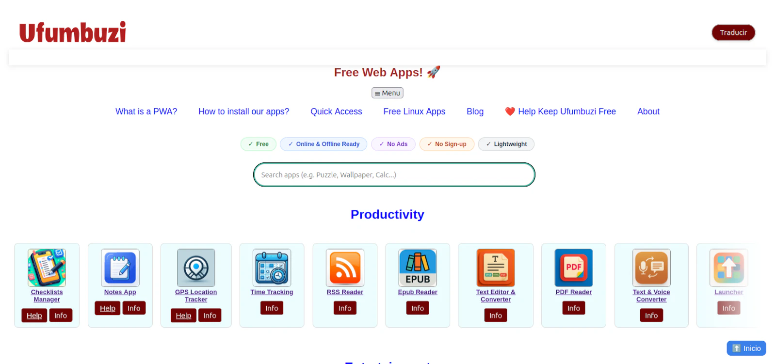 Free Web Apps Hub screenshot 3