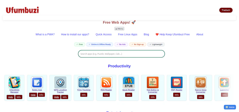 Free Web Apps Hub screenshot 3
