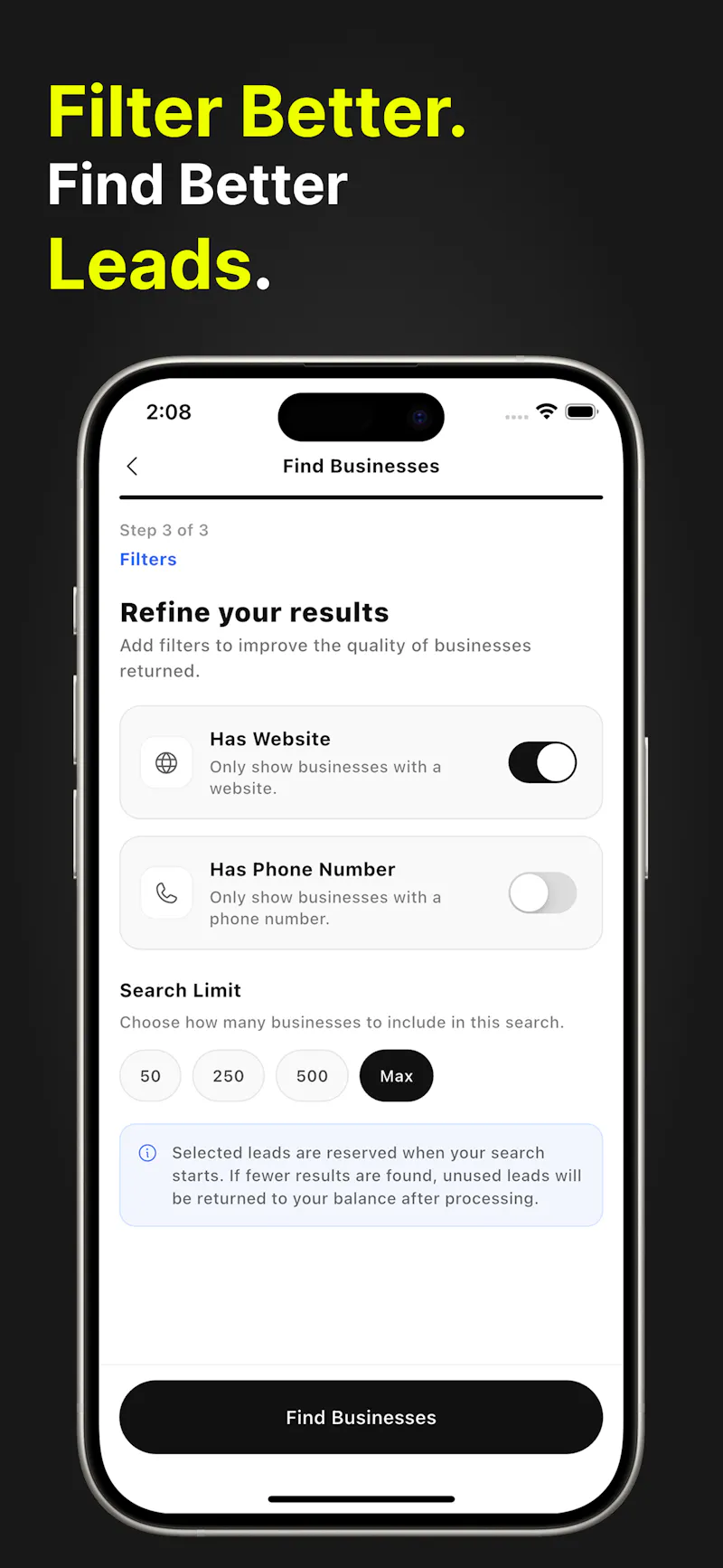 Leadea: Find Businesses Leads screenshot 2