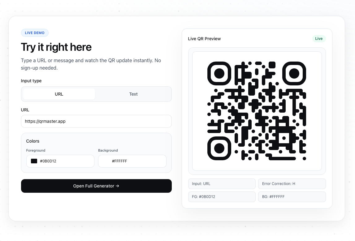 QRMaster gallery image