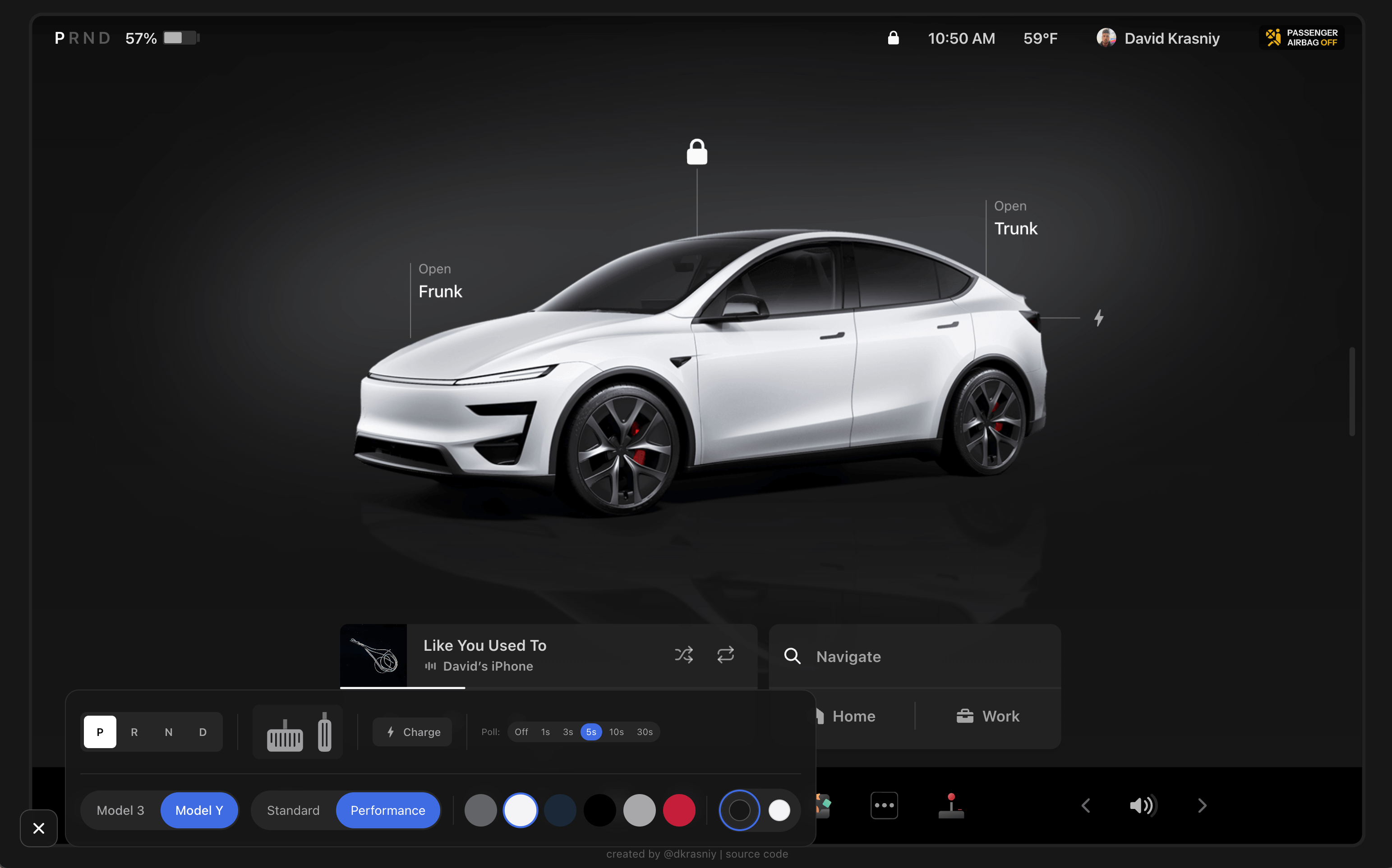 Tesla UI - Main product screenshot demonstrating key features and user interface