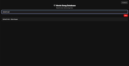 Movie Song Database gallery image