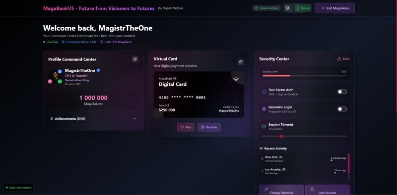 Magabank V5 - Web5 Banking Interface media 2