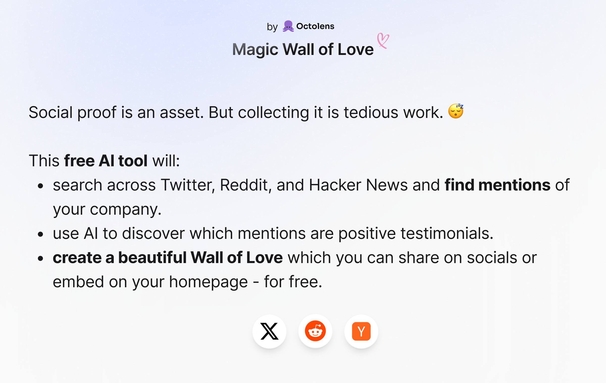 Muro mágico de amor - Crear páginas de testimonio con IA gratis media 2