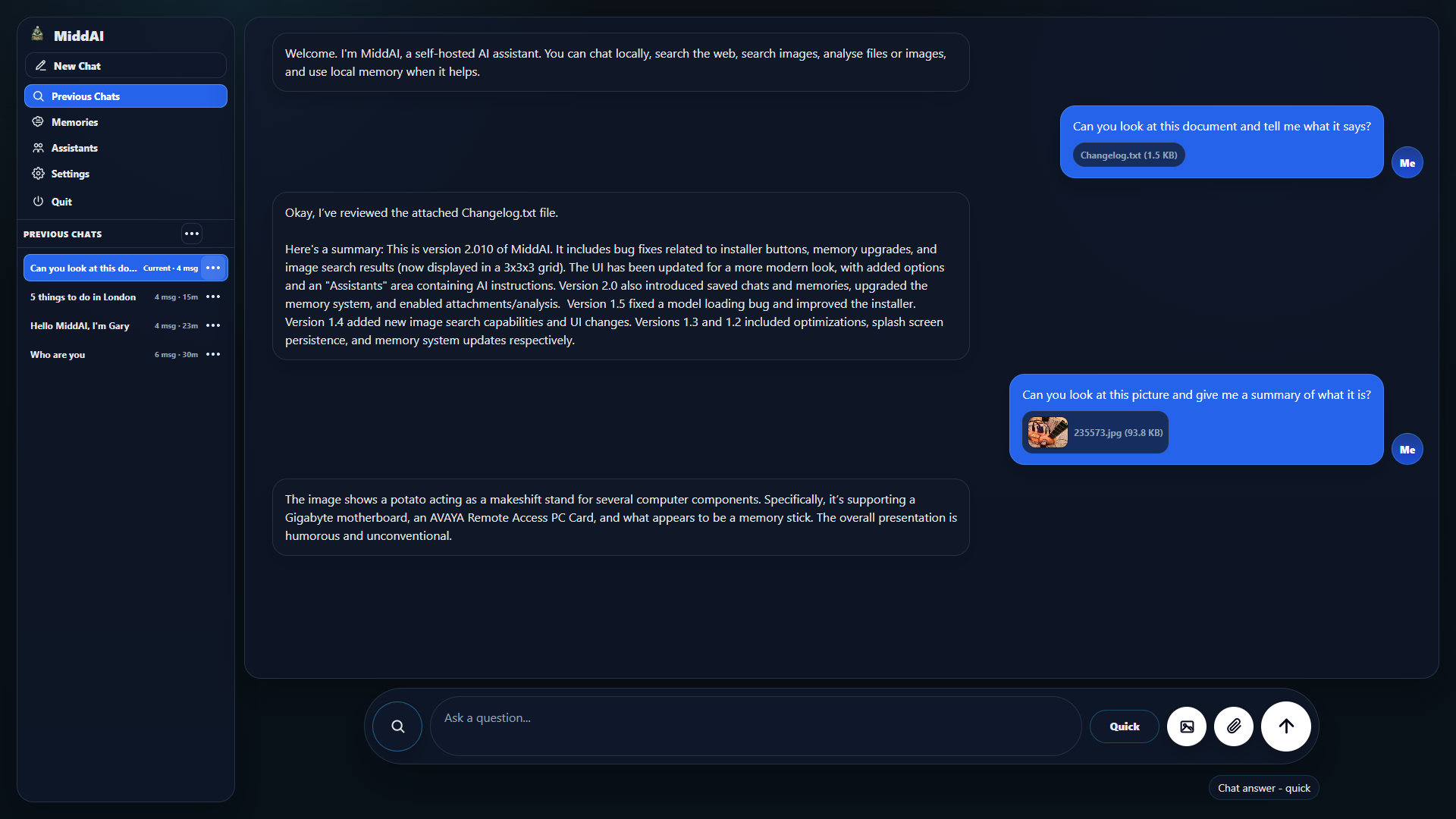MiddAI V2.1 - Free Offline and Private gallery image
