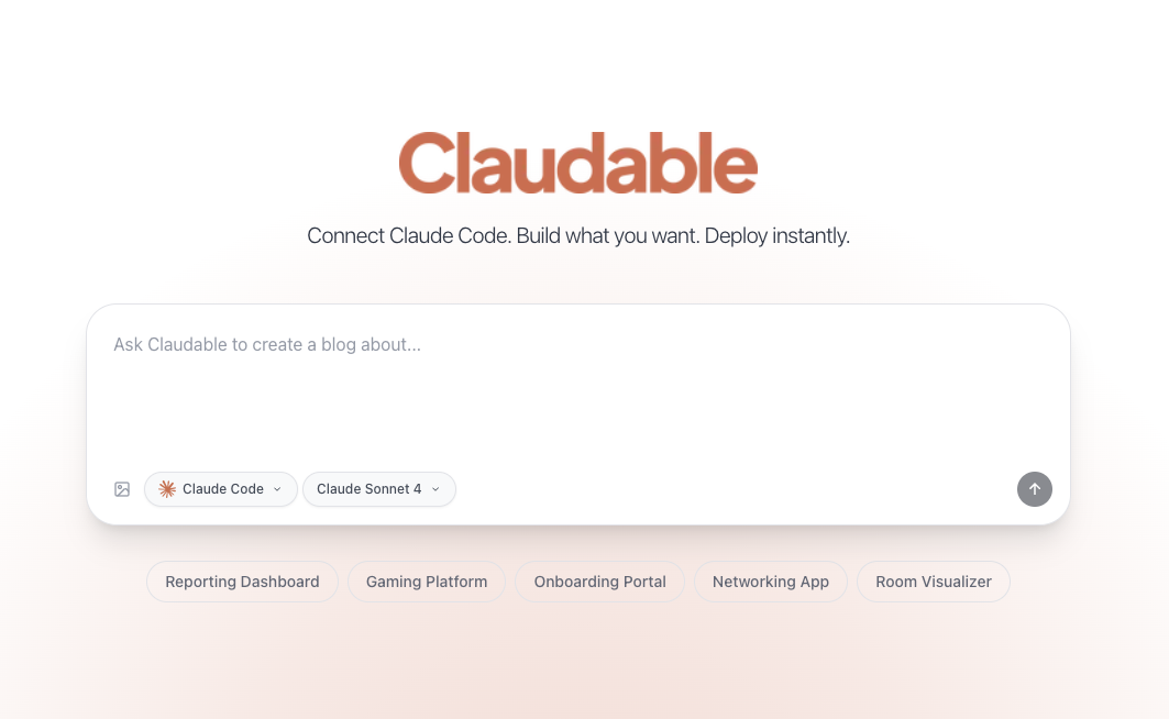 Claudable - Claude Code in Lovable UI media 2