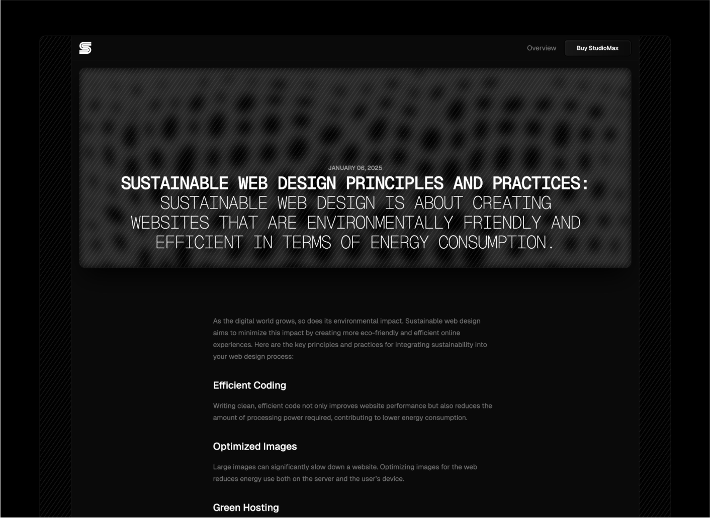 Studiomax gallery image