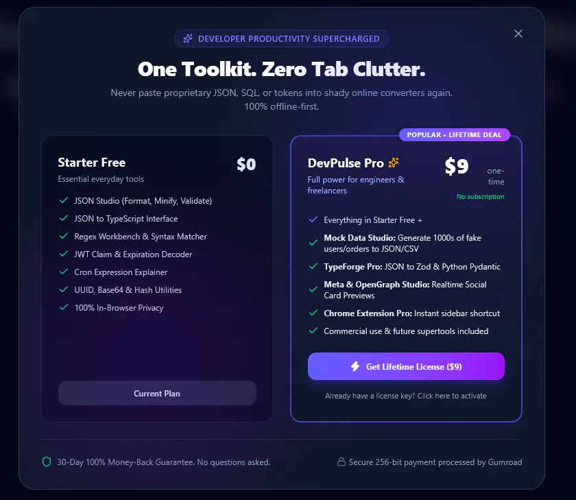 DevPulse Pro — Offline gallery image