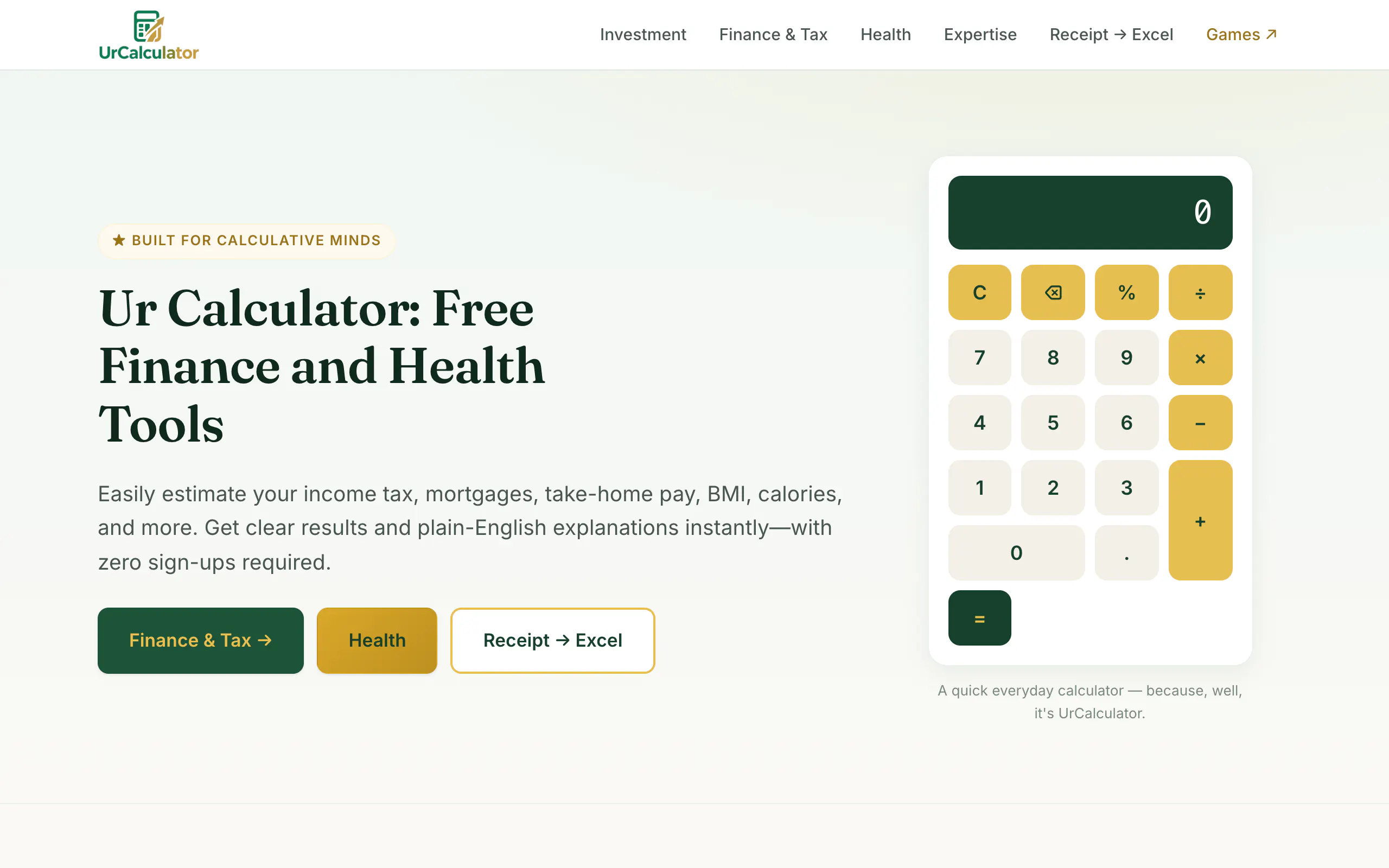 UrCalculator