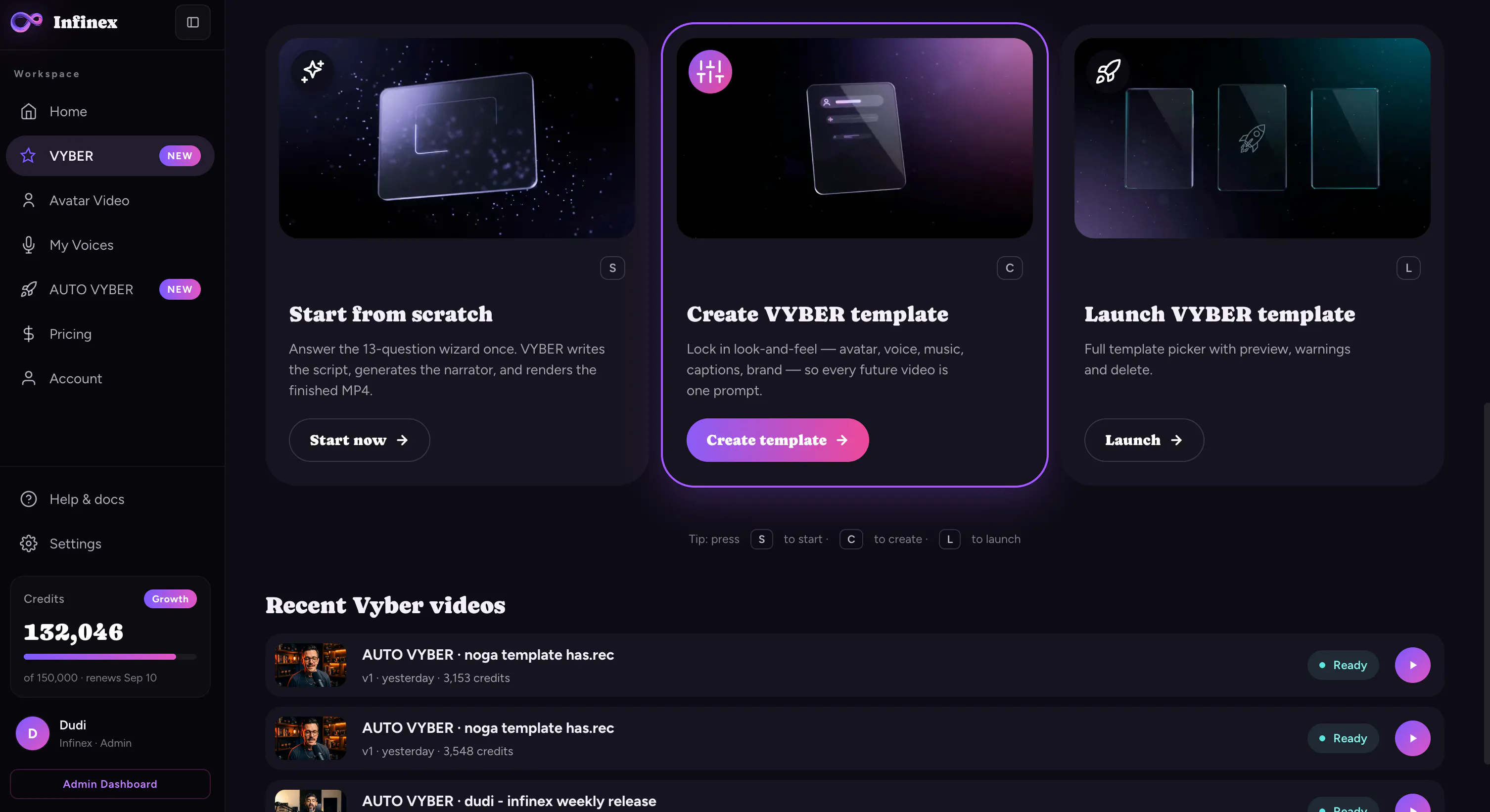 www.infinexai.io gallery image