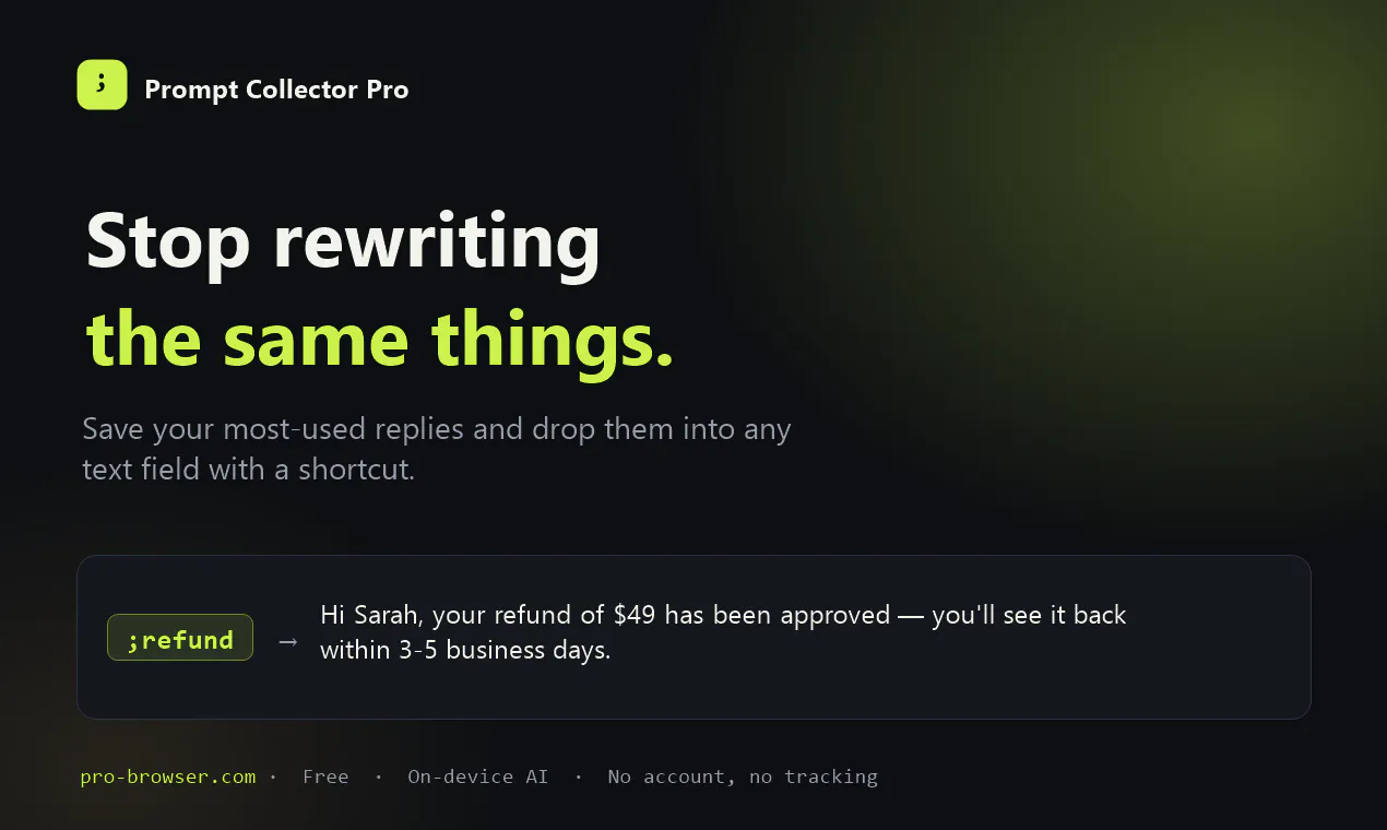 Type a shortcut, insert any saved text logo
