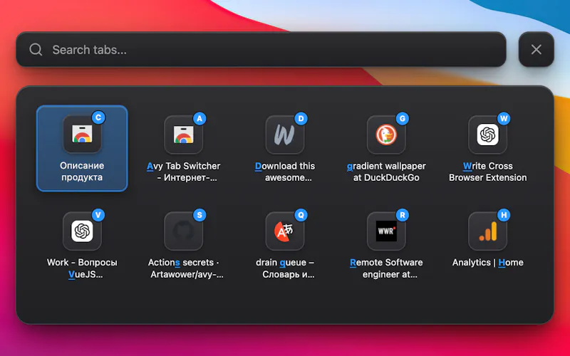 Avy Tab Switcher screenshot 5