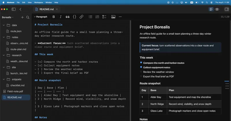 Monknot screenshot 1