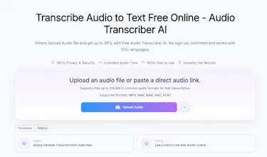 Audio Transcriber AI gallery image