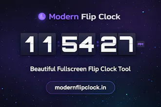 Modern Flip Clock gallery image