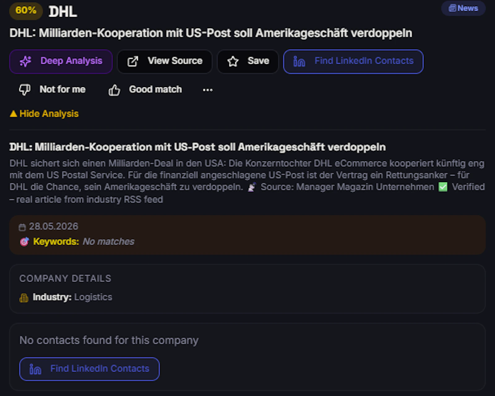 LeadJaeger screenshot 3