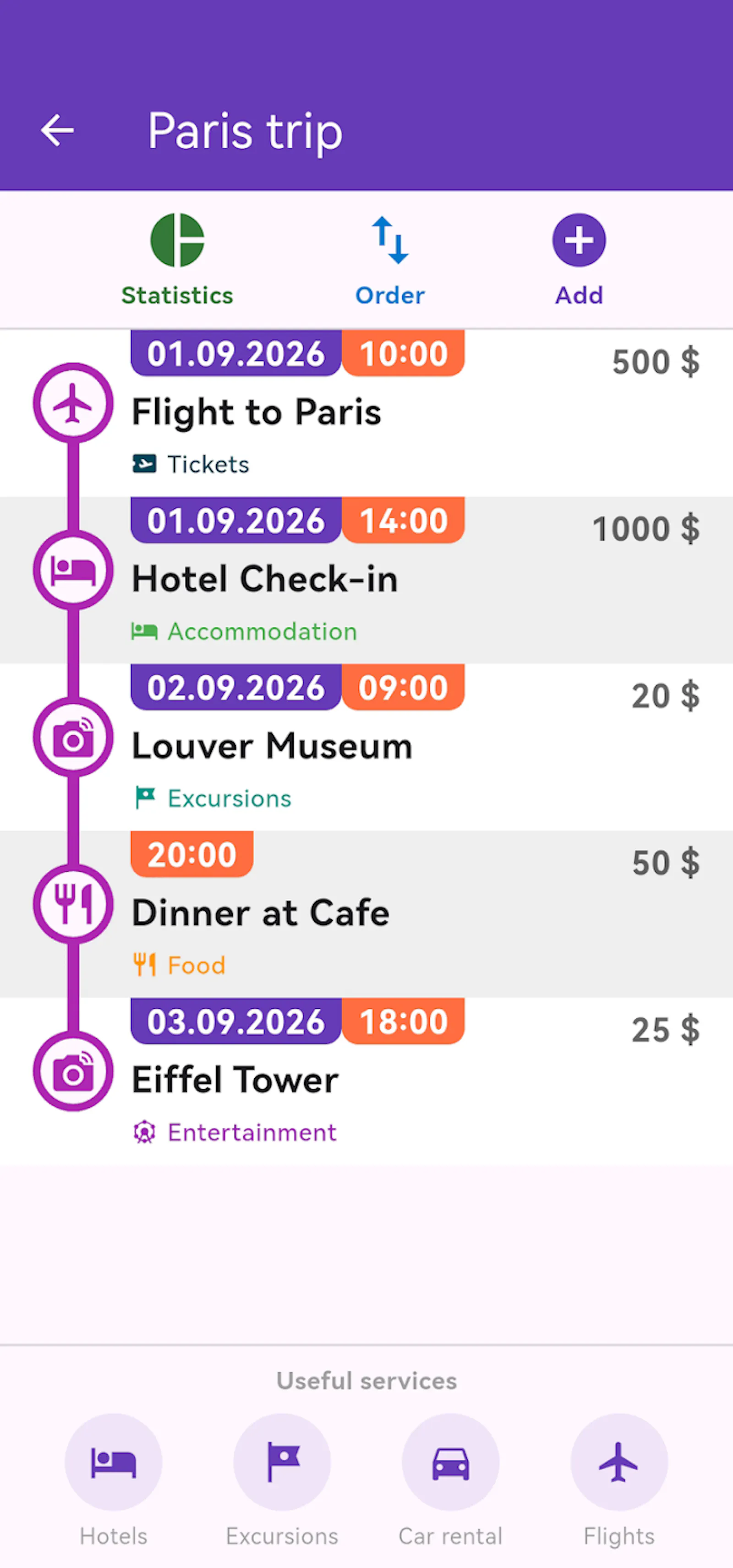 MyRoadMap — Travel Planner screenshot 2