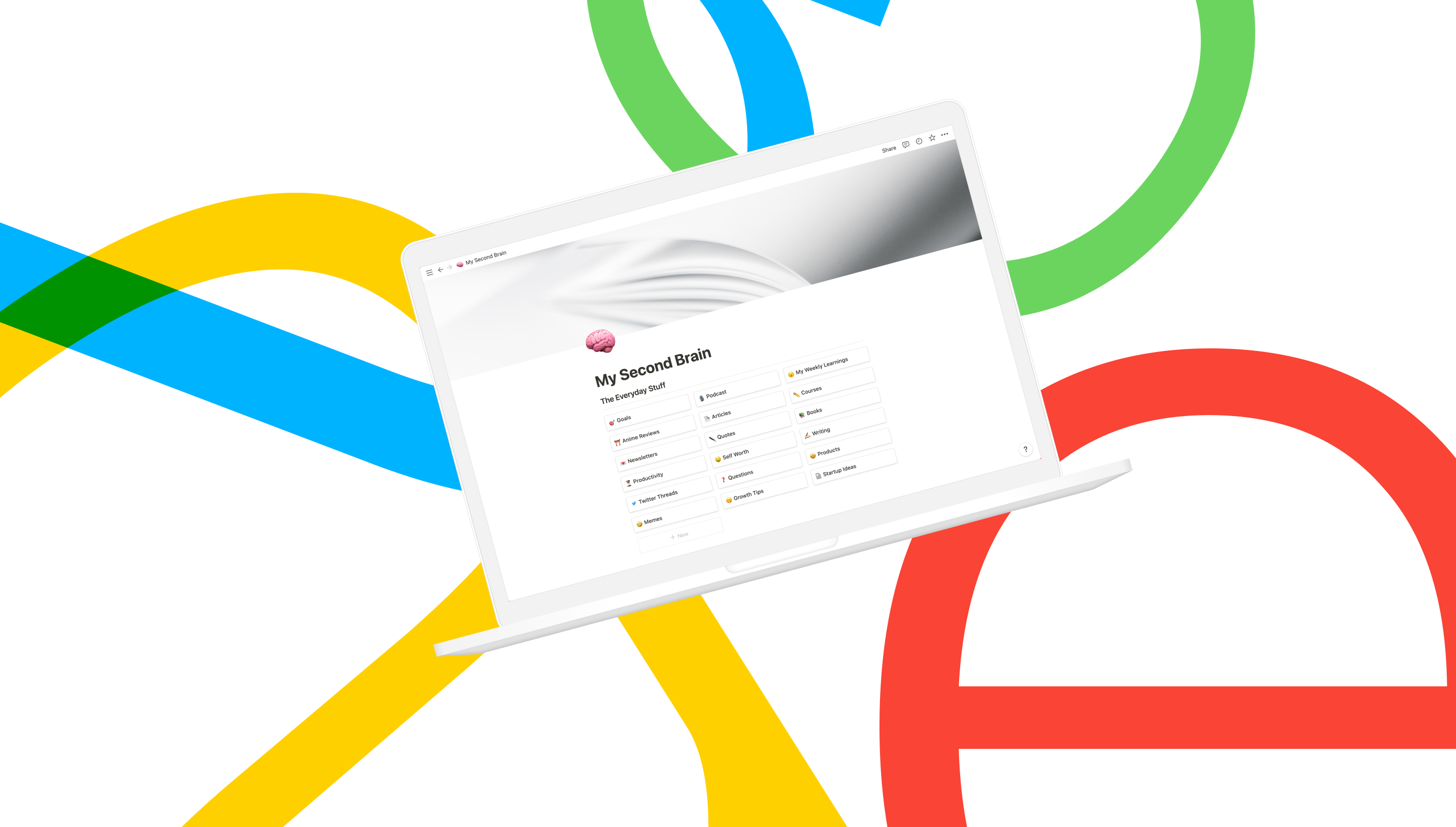 Second Brain Notion Template gallery image