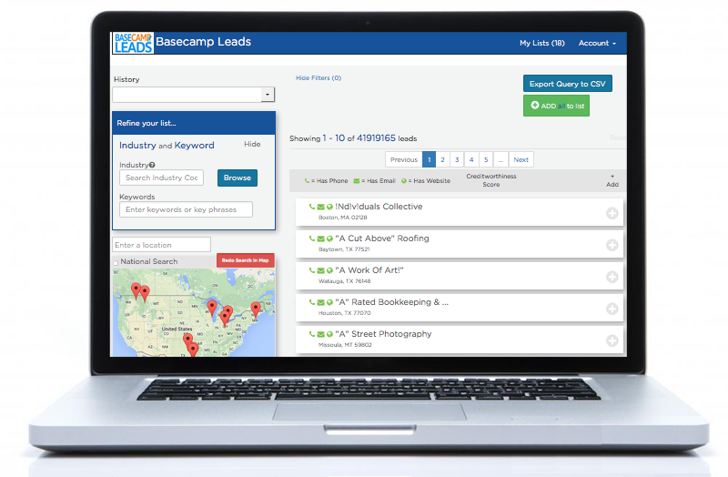Basecamp Leads gallery image
