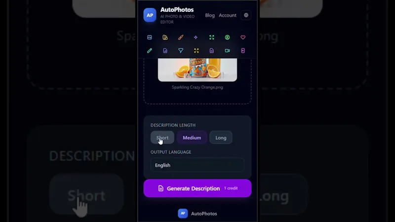 AutoPhotos screenshot 1 (video preview)