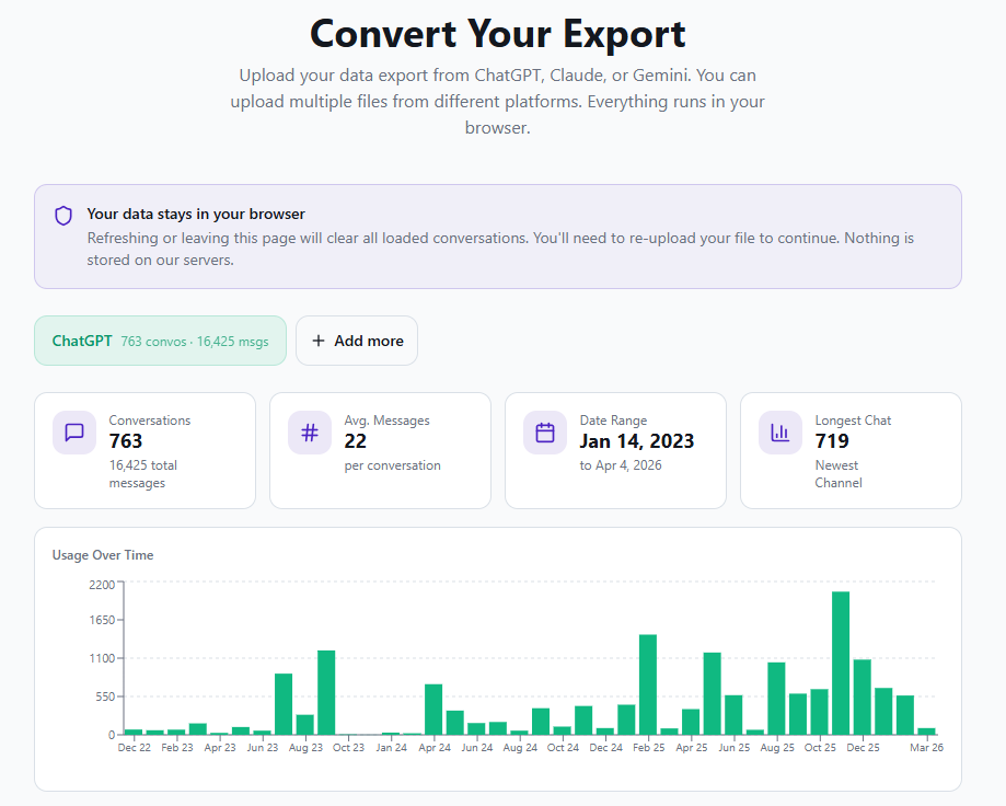 ChatExports gallery image