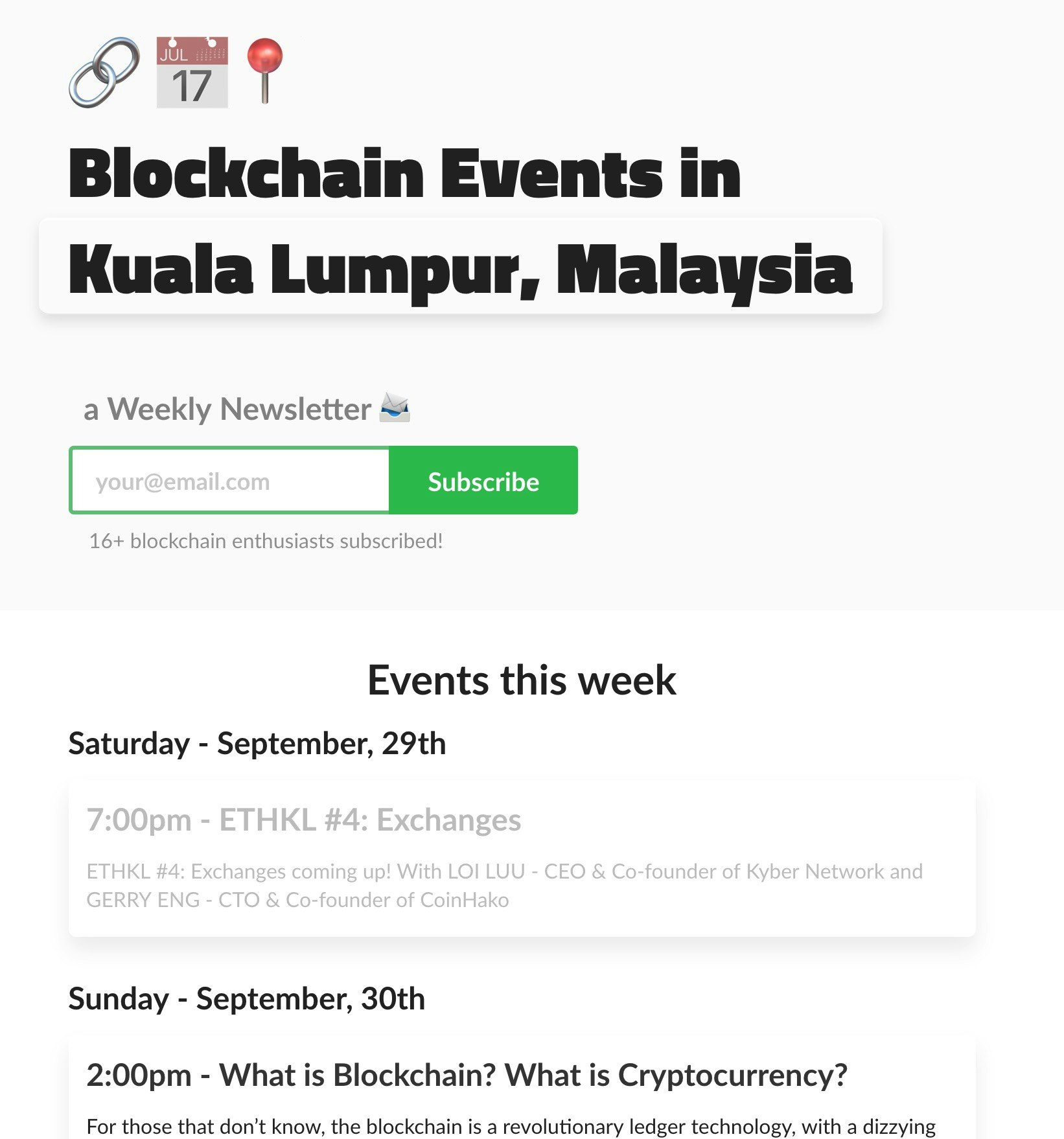 Blockchain Events in Your City gallery image