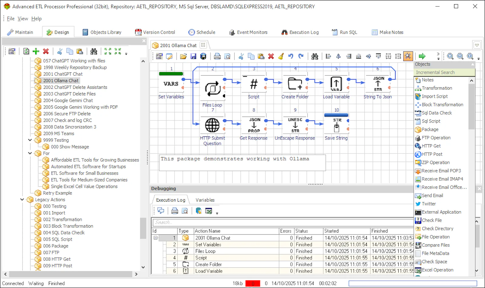 Advanced ETL Processor Enterprise 6.5 screenshot 6