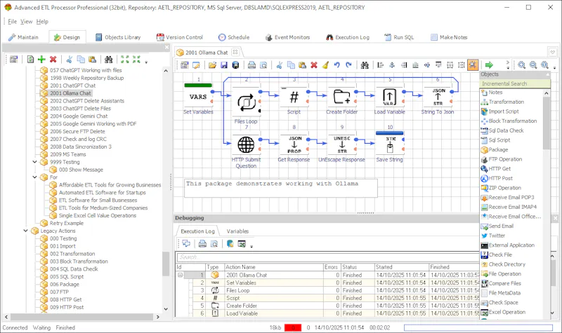 Advanced ETL Processor Enterprise 6.5 screenshot 6