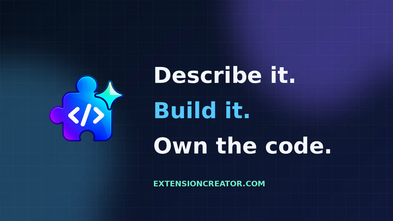 Extension Creator gallery image